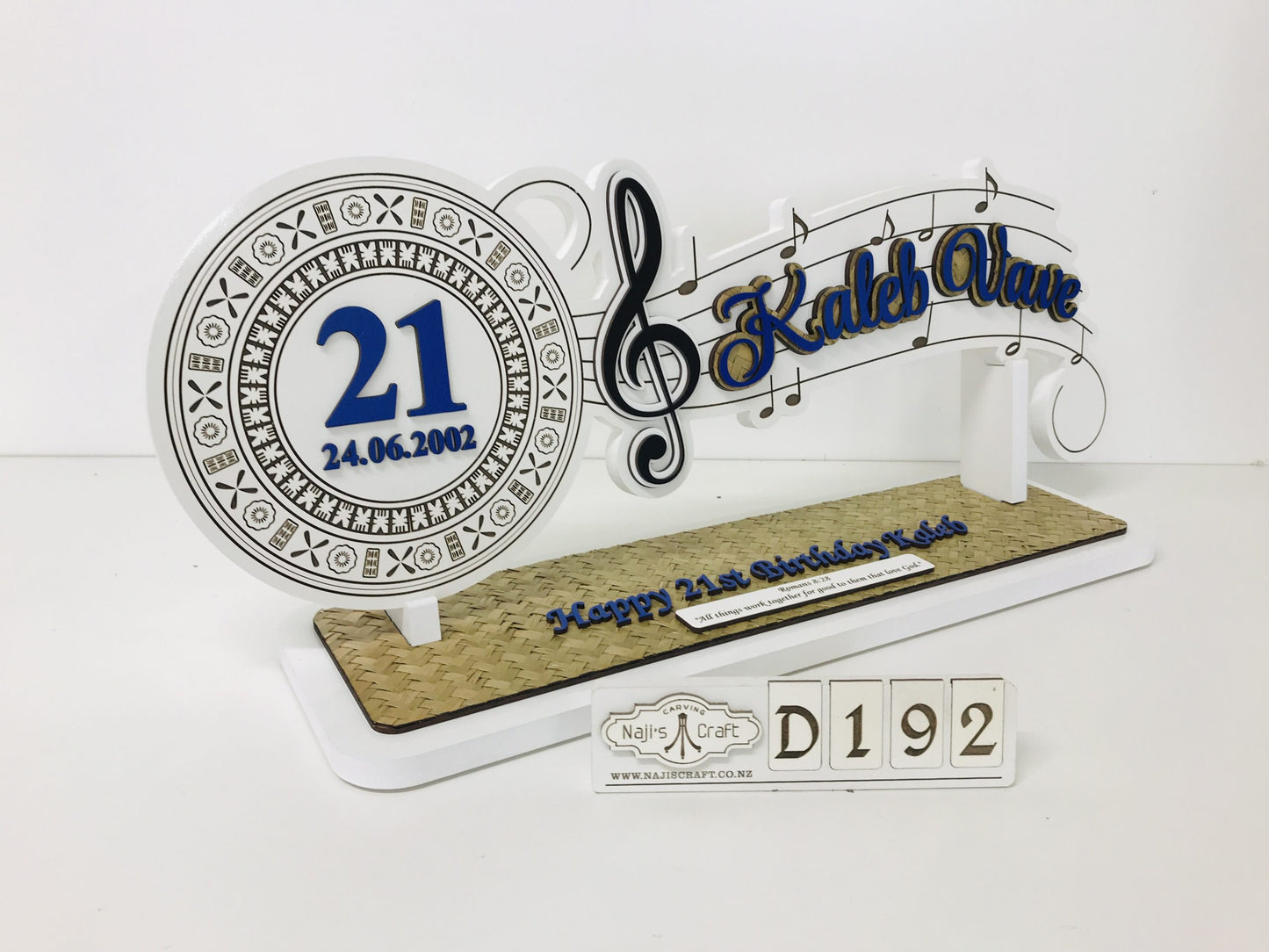 D192 Fijian 21st Key