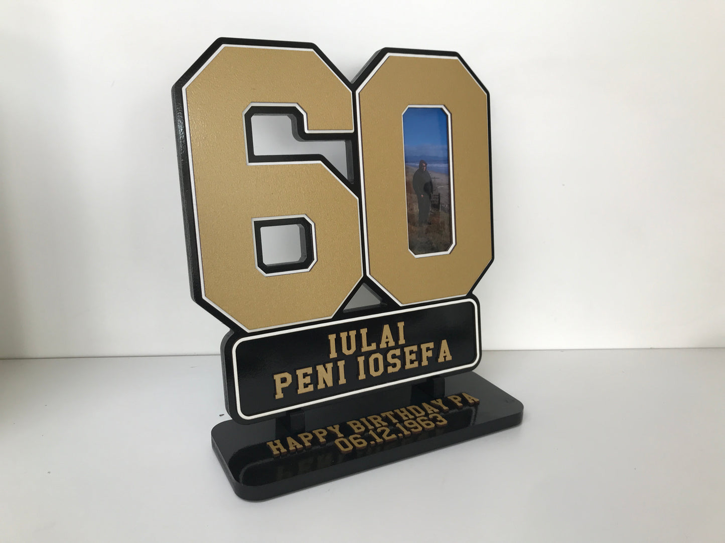 B483-NC36 60th Birthday Plaque