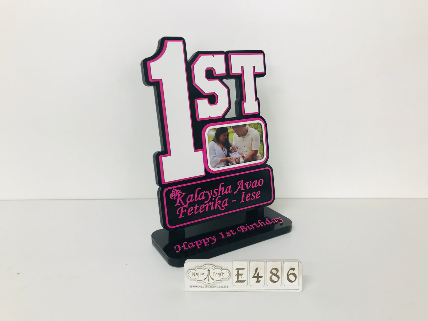 NC14 First Birthday Plaque