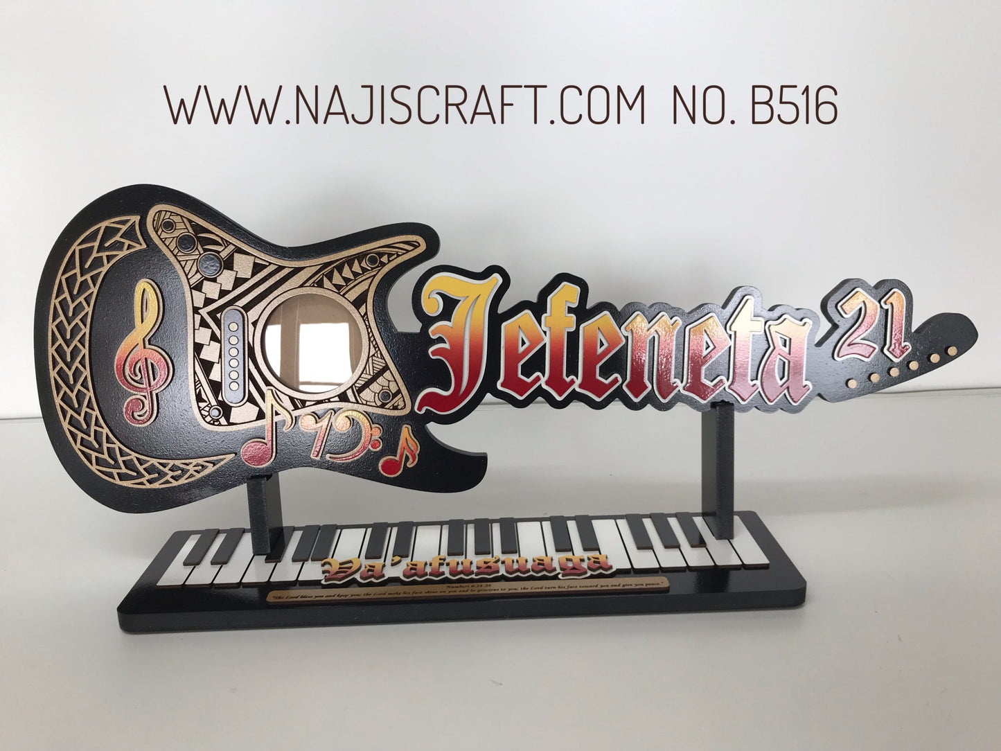 B516 Guitar Samoan 21st Key