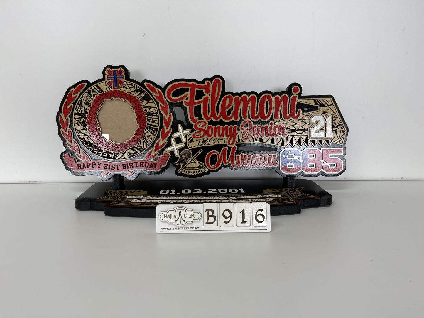 B916 Samoan 21st Key