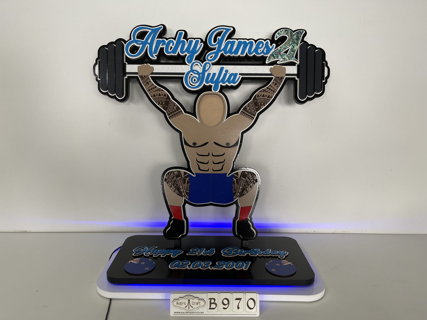 B970 GYM Man 21st Key