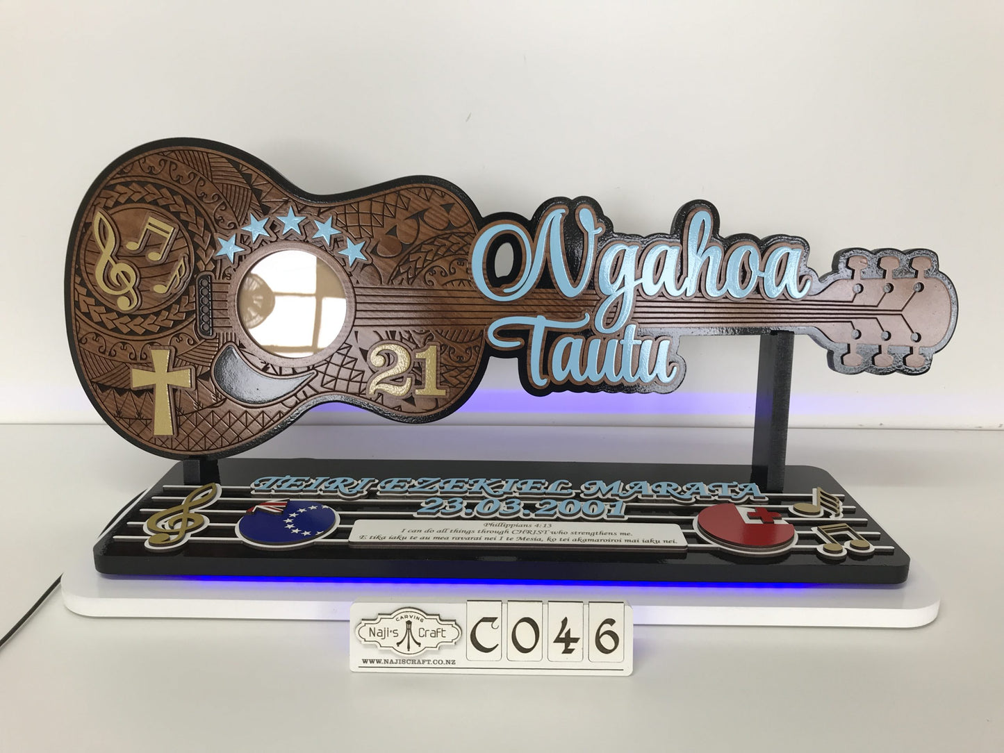 C046 Cook Island Guitar 21st Key