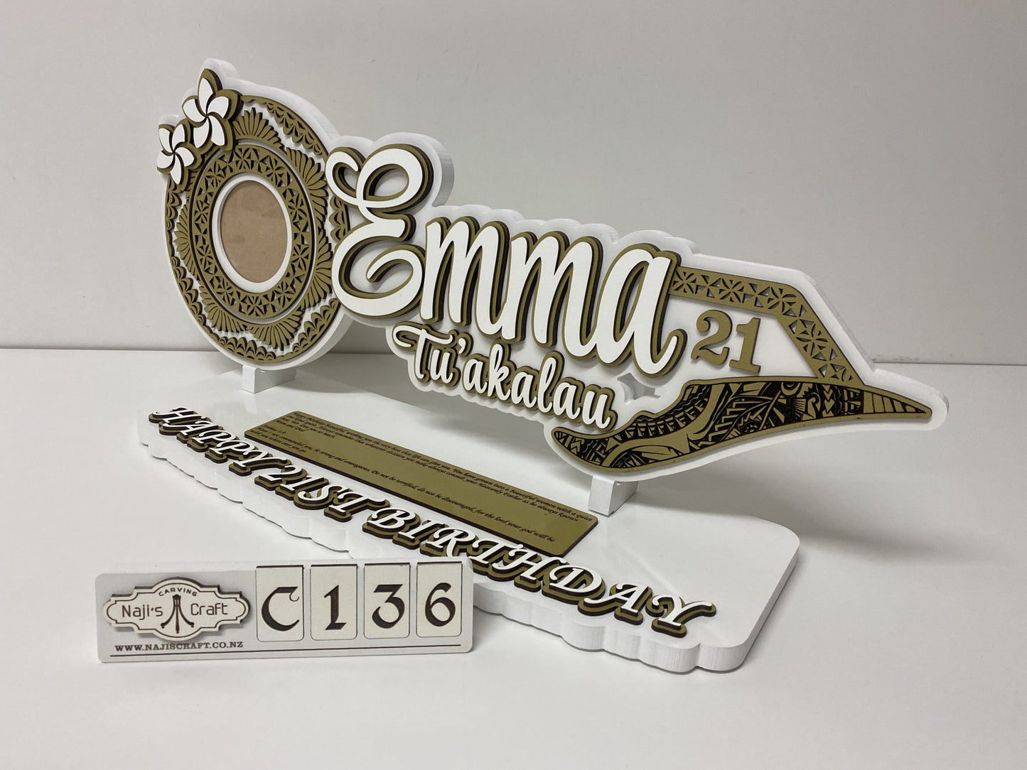 C136 Tongan/ Island 21st Key