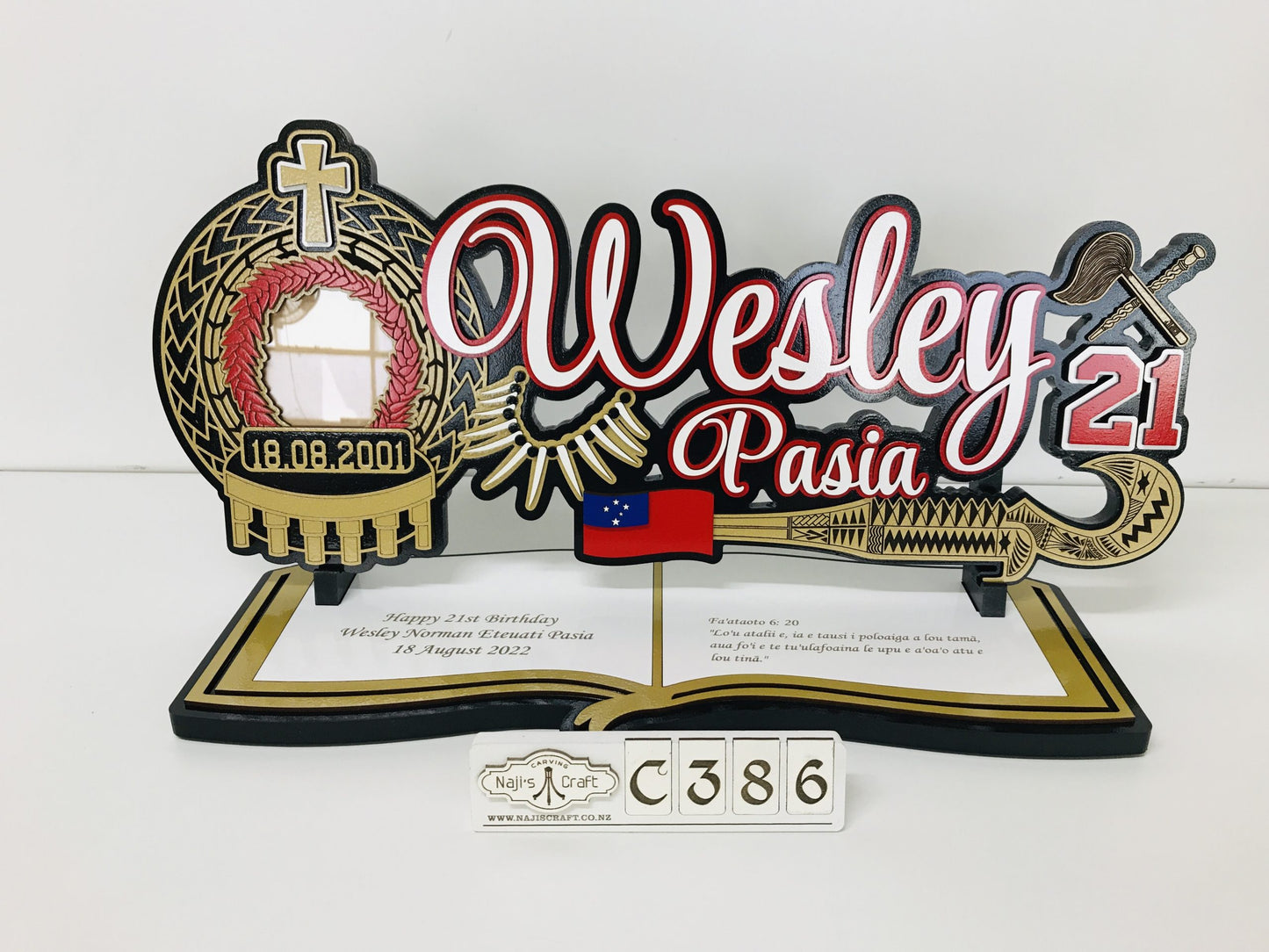 C386 Samoan 21st Key