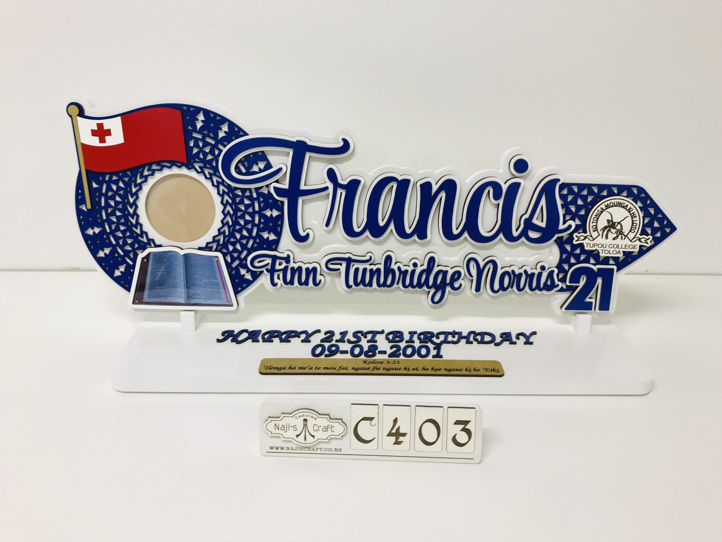 C403 Tongan 21st Key