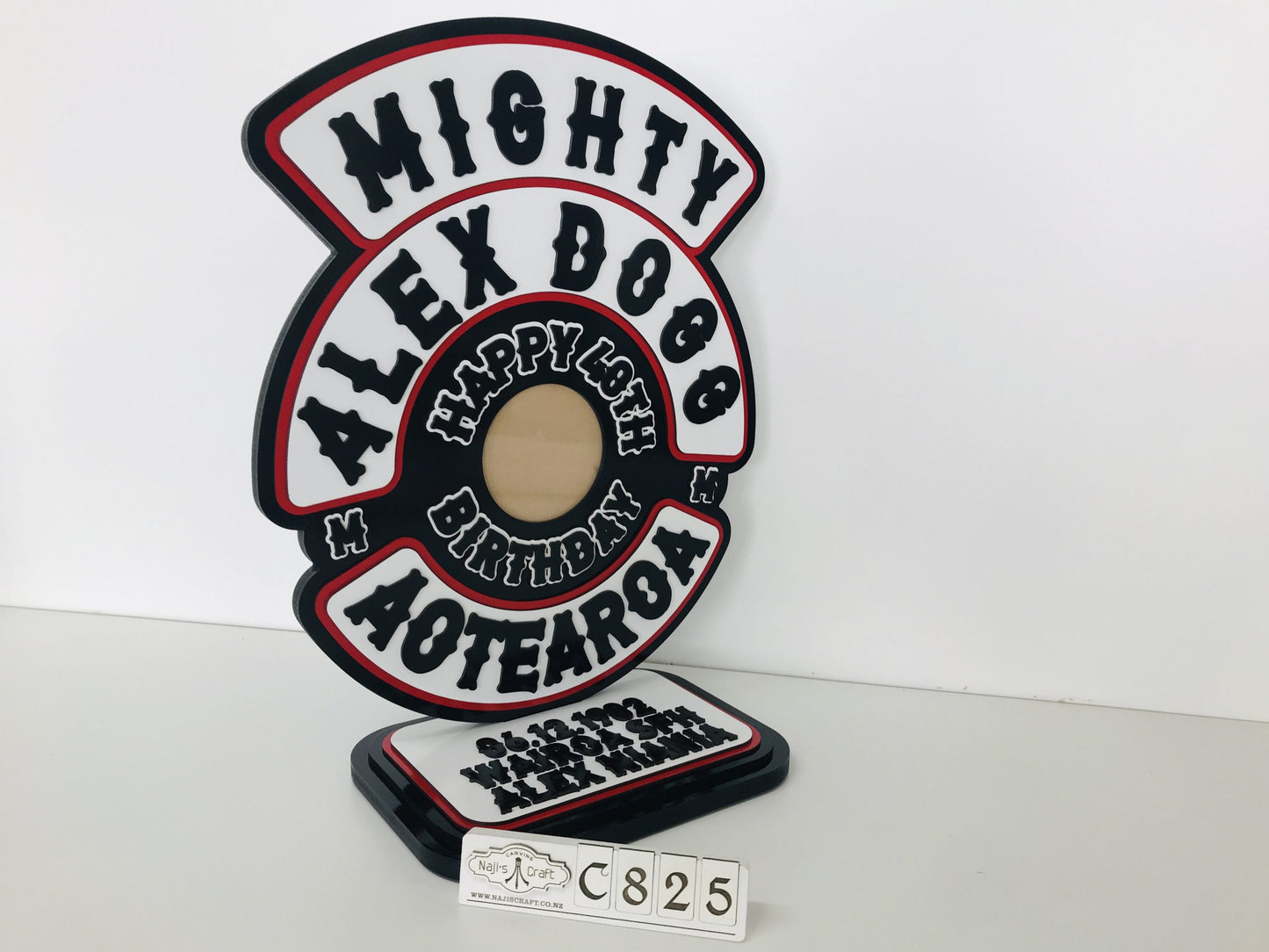 C825-C836 Birthday Plaque