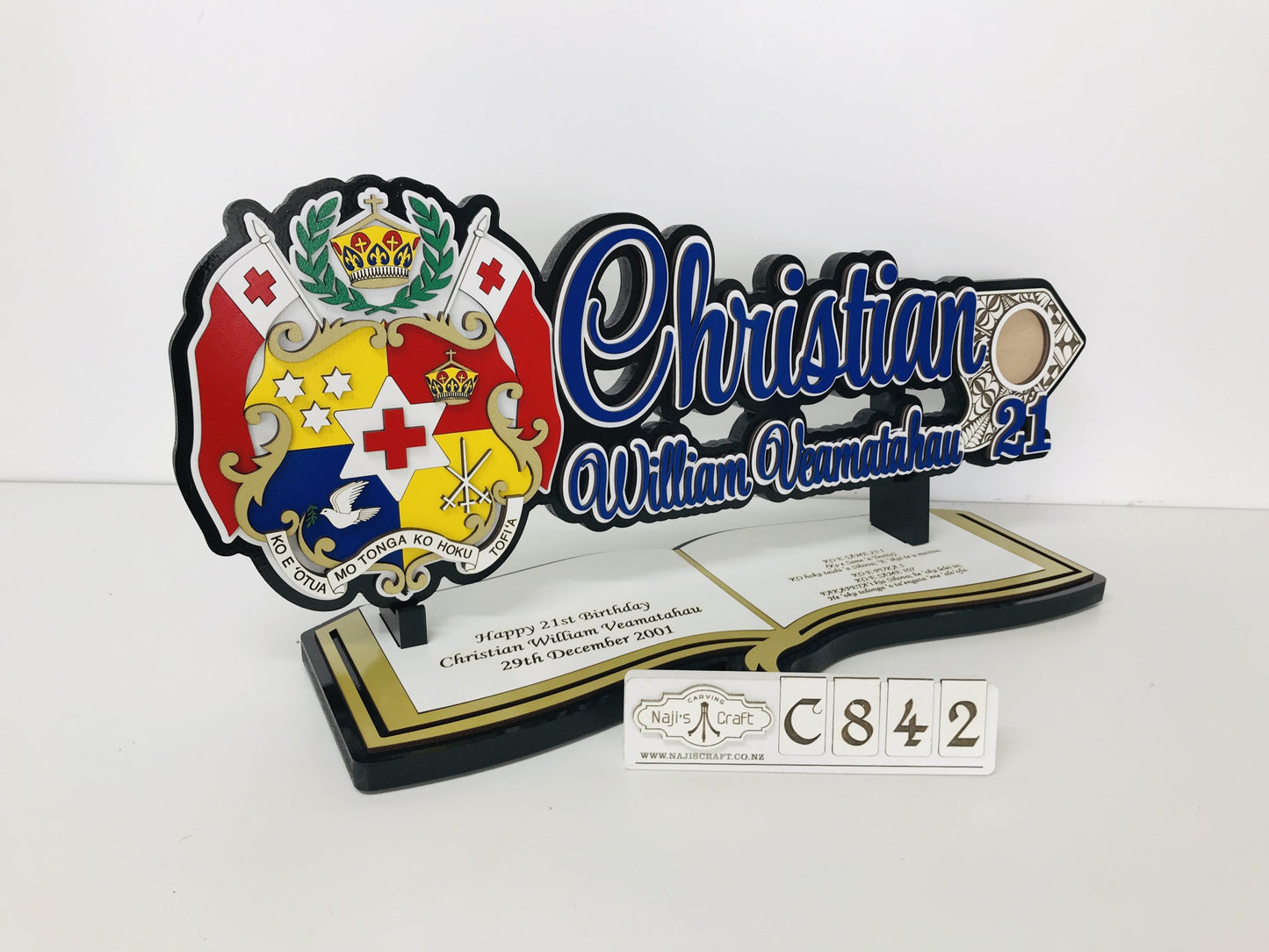 C842 Tongan 21st Key