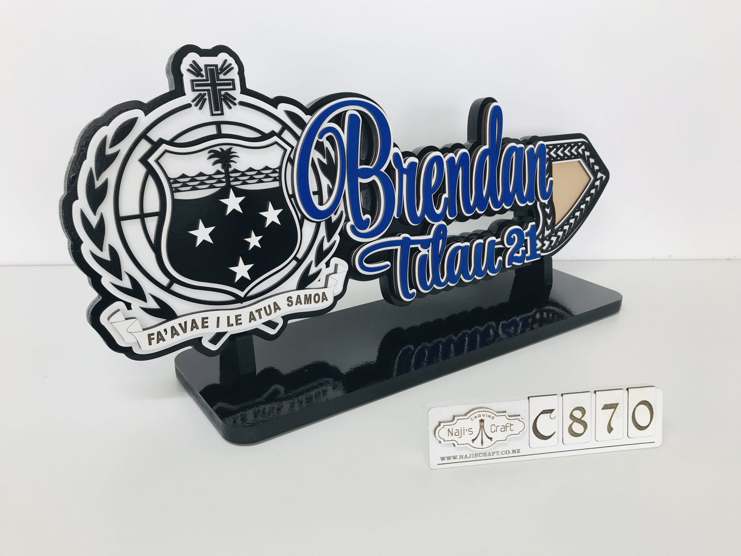 C870 Samoan 21st key