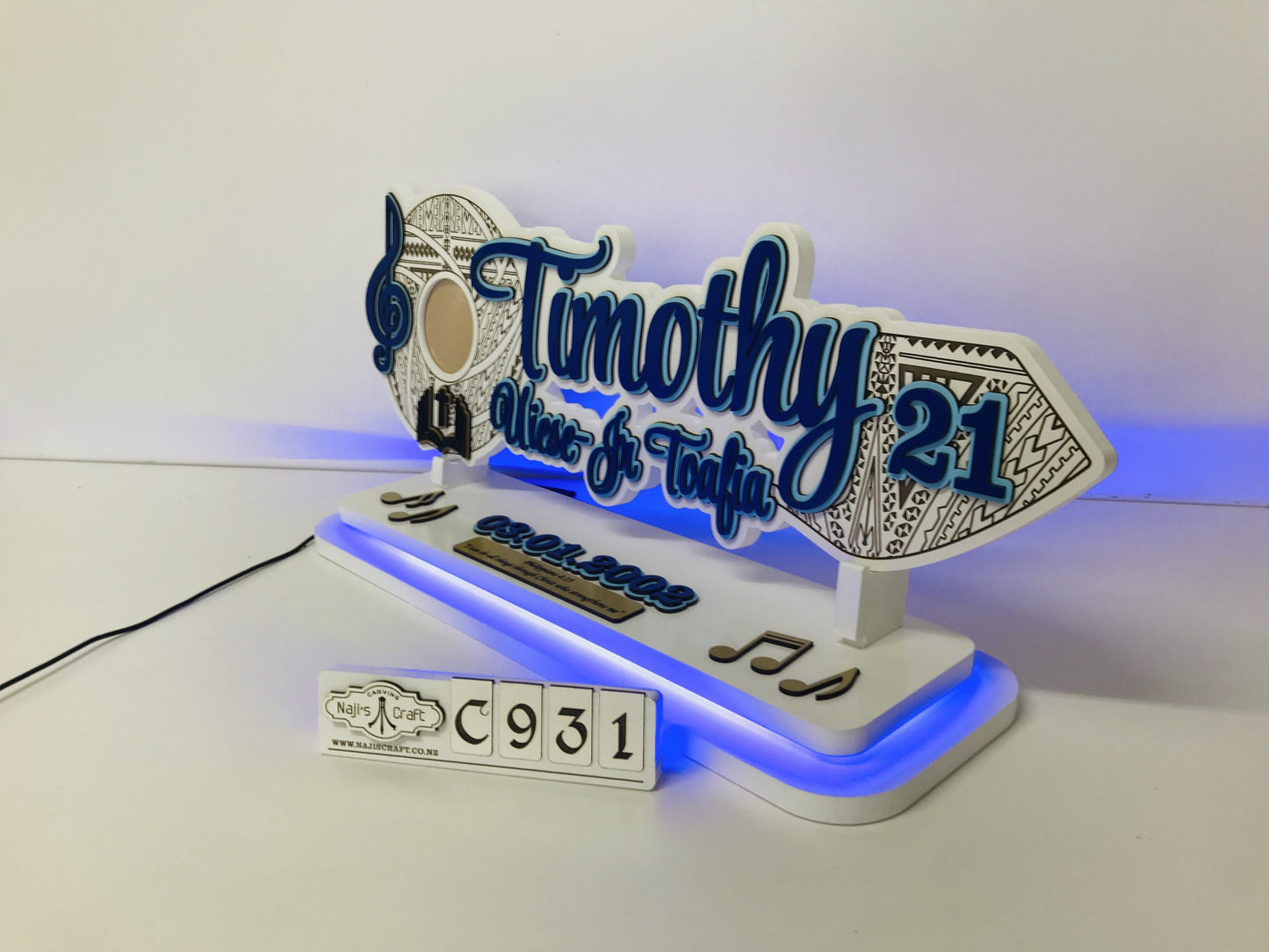 C931 Polynesian 21st Key