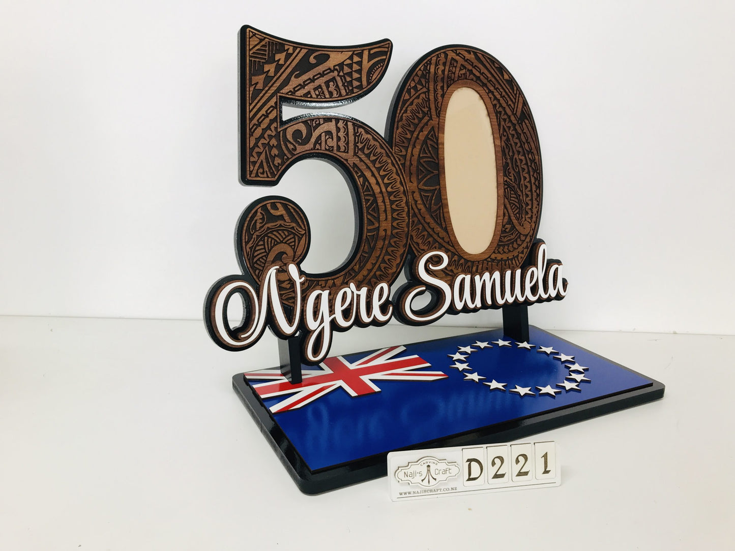 D221 Cook Island 50th Plaque