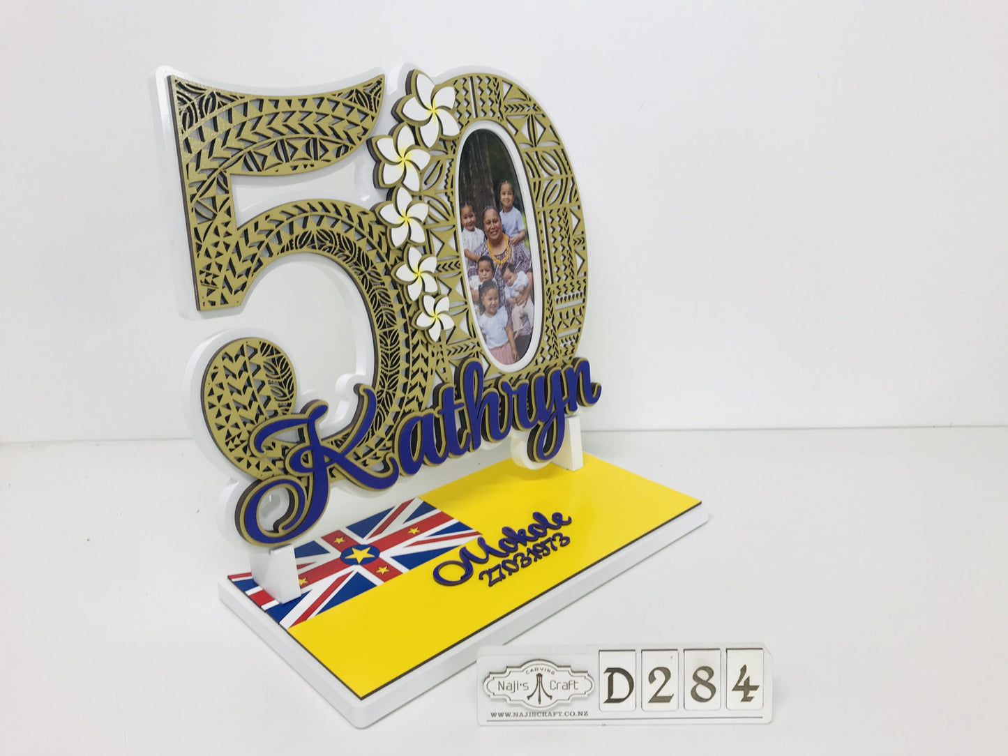 D284 Niean 50th Plaque