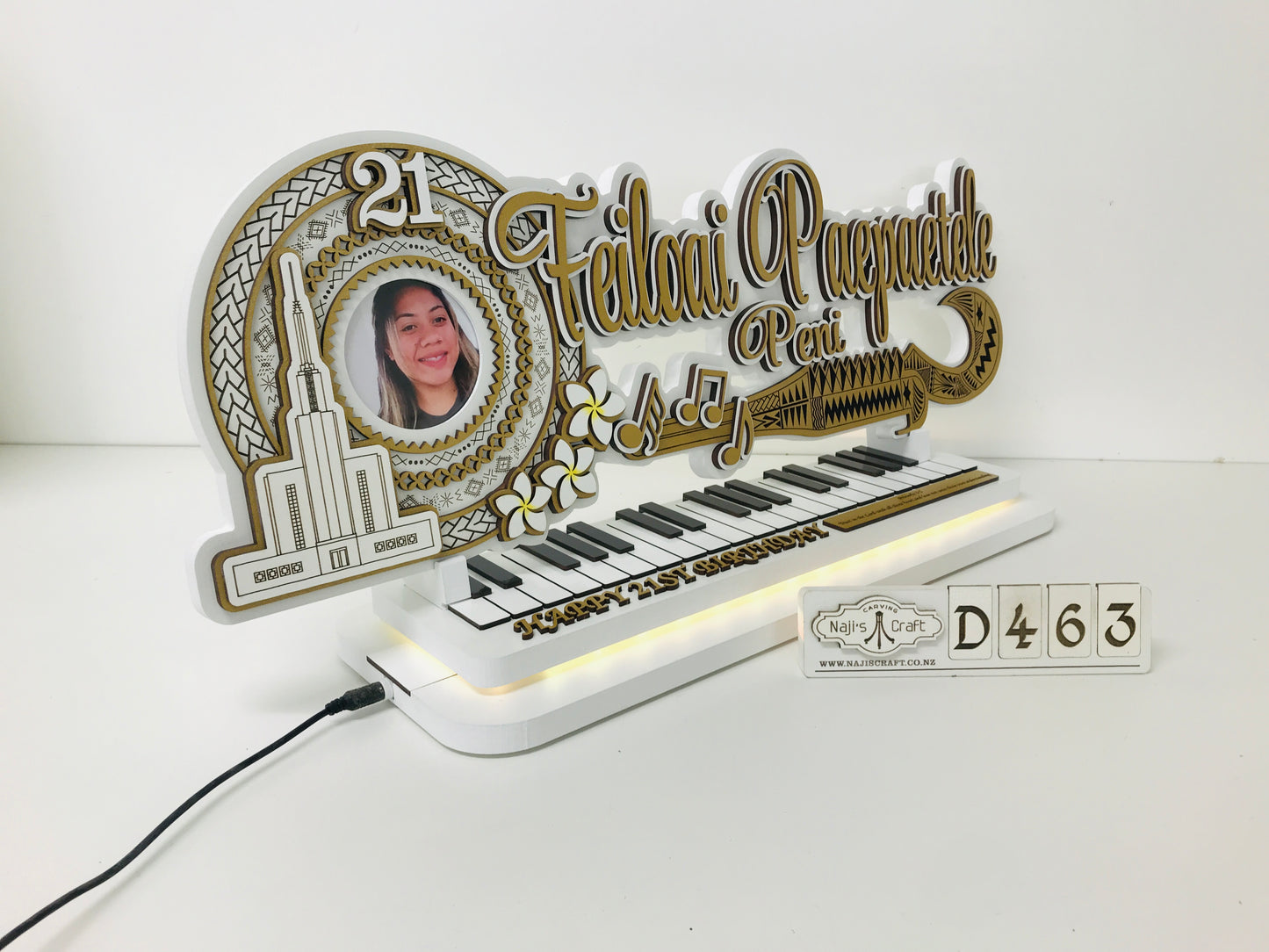 D463 Samoan 21st key