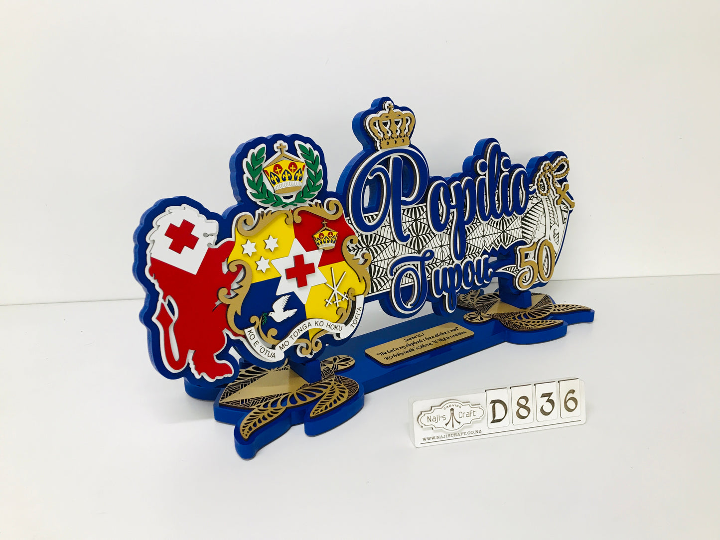 D836 Tongan 21st Key