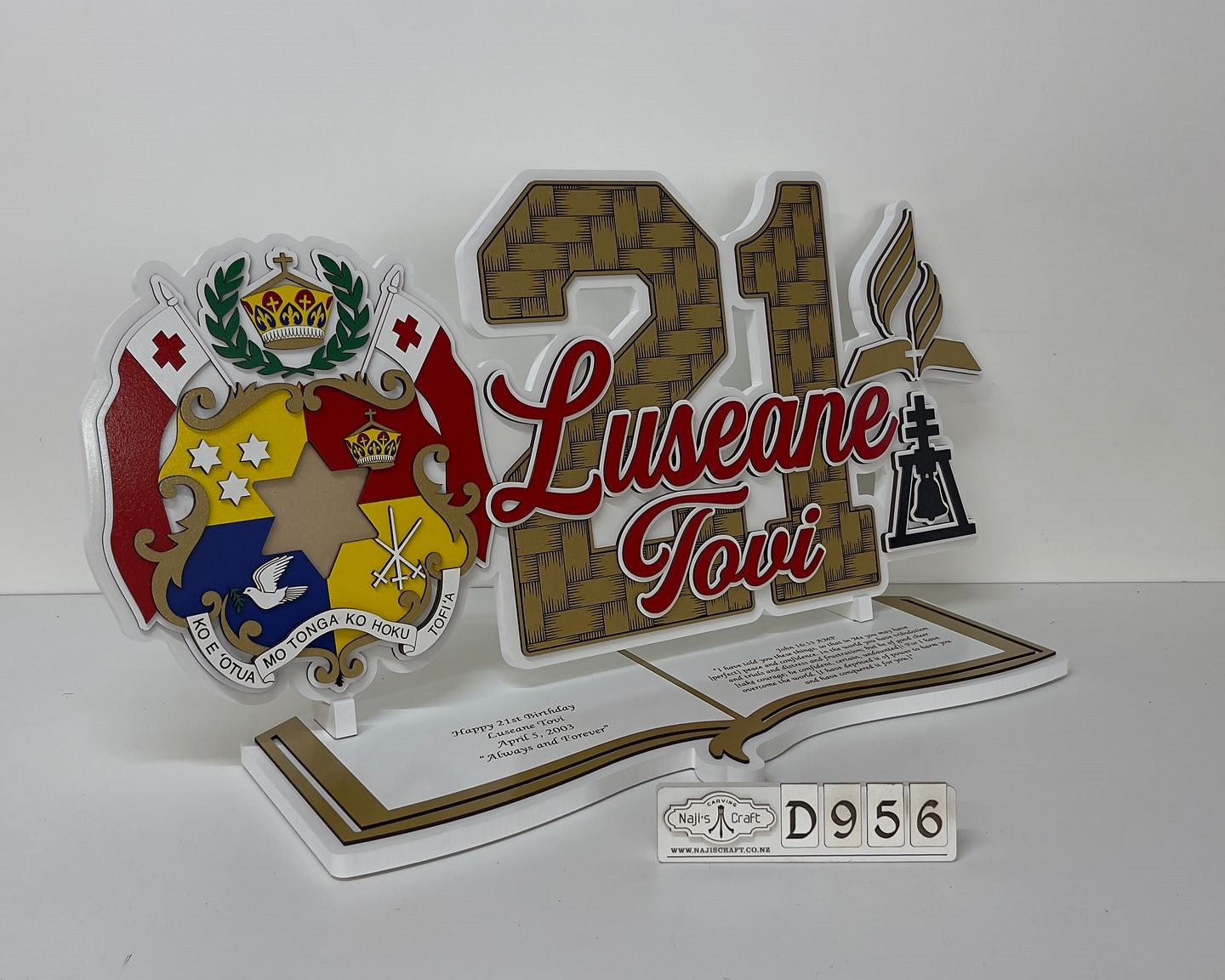 D956 Tongan 21st key