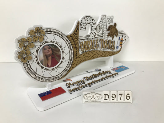 D976 Samoan Fijian 21st Key