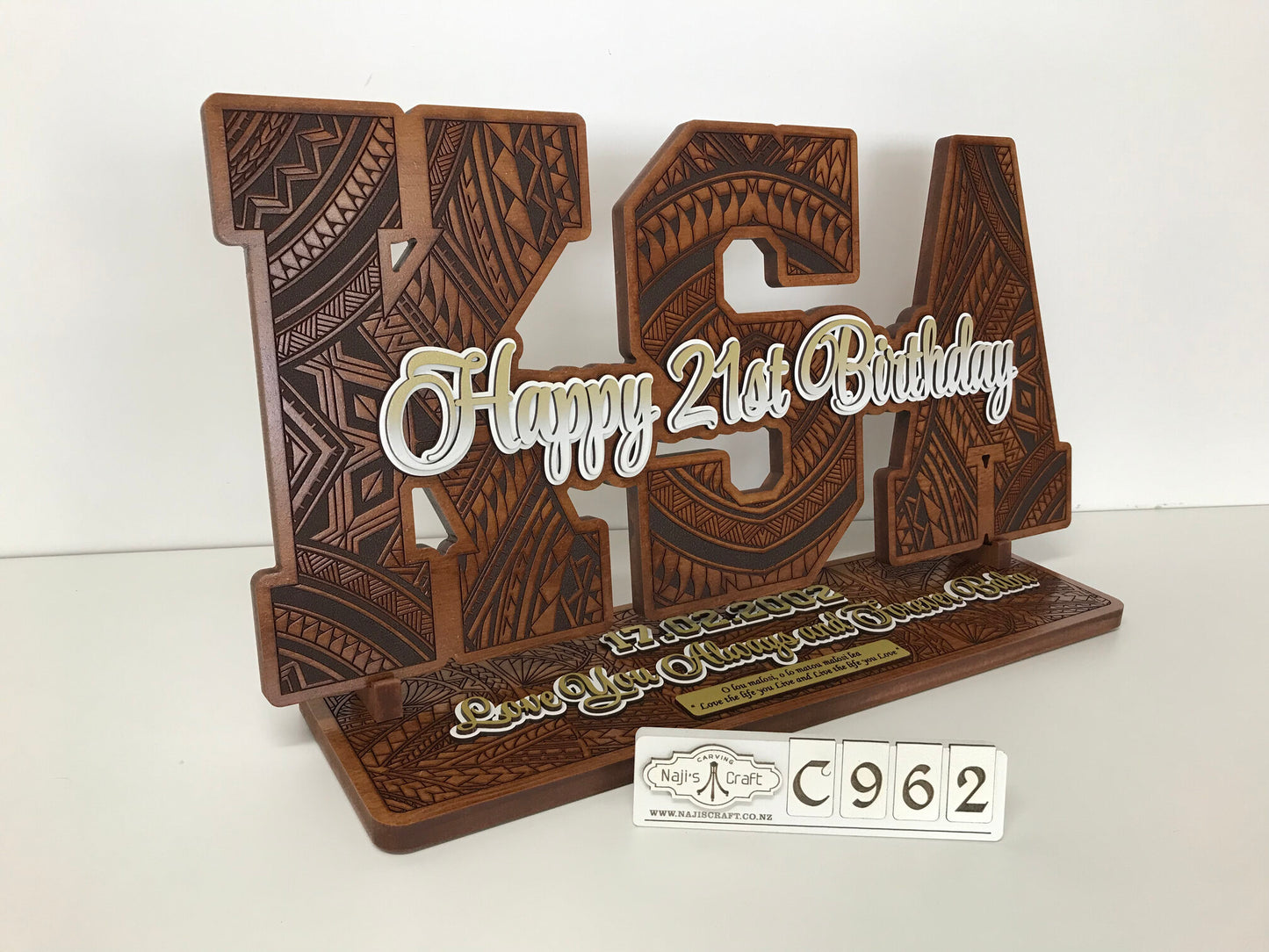 C962 Samoan 21st Key