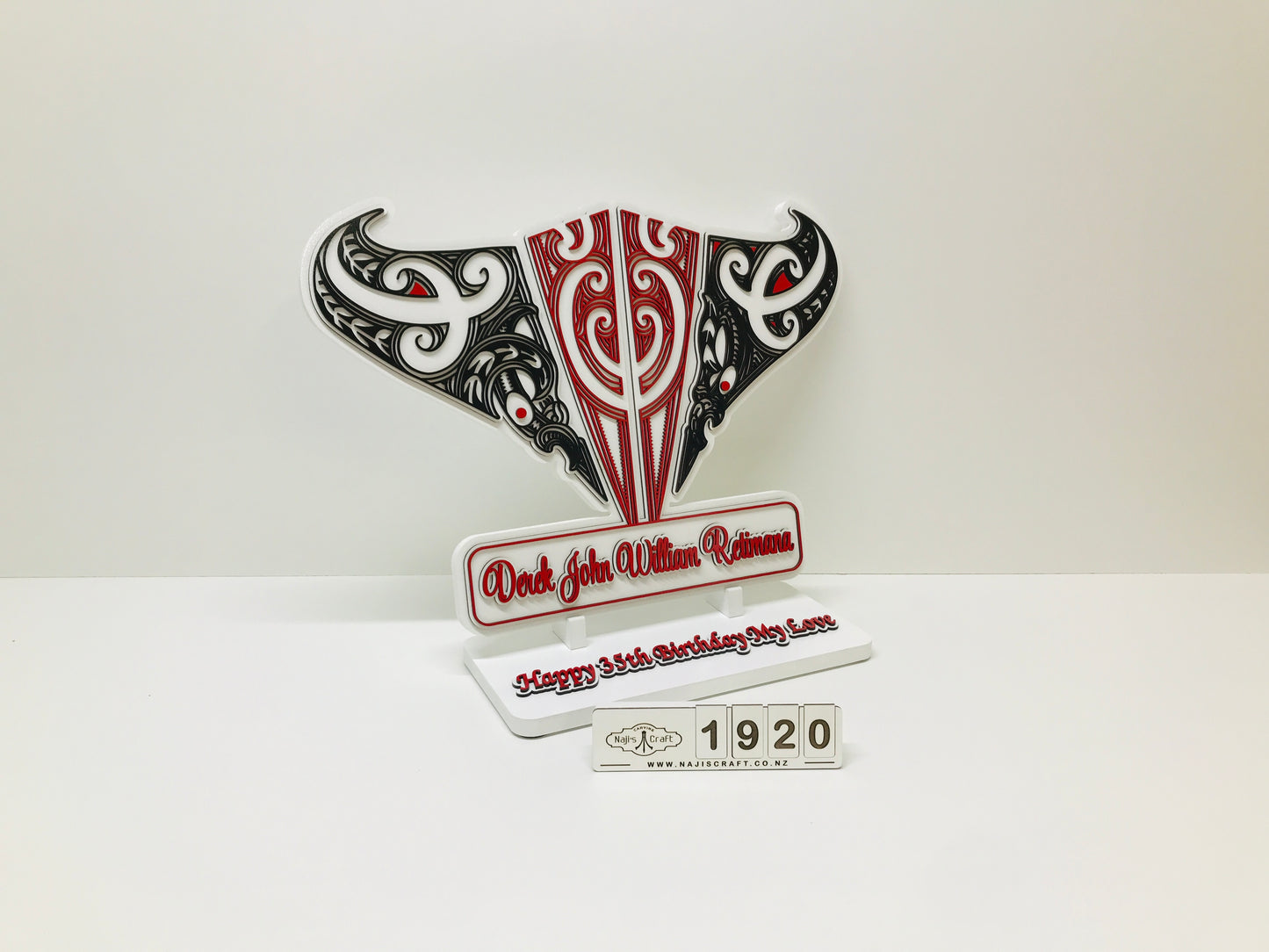 2175 - 1920  Maori Plaque