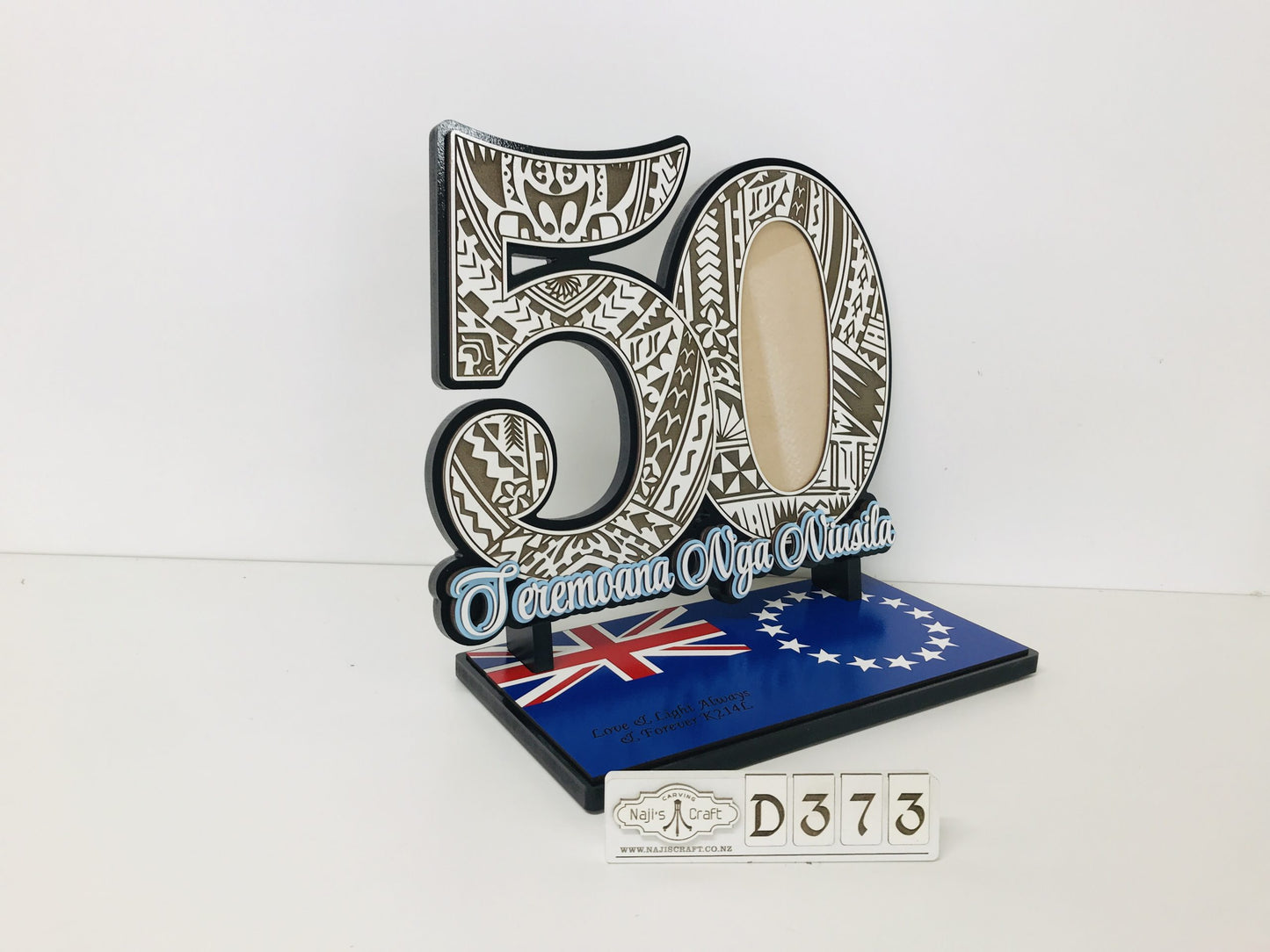 D373 Cook Island 50th Plaque