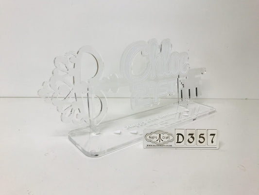 D357 Acrylic 21st Key