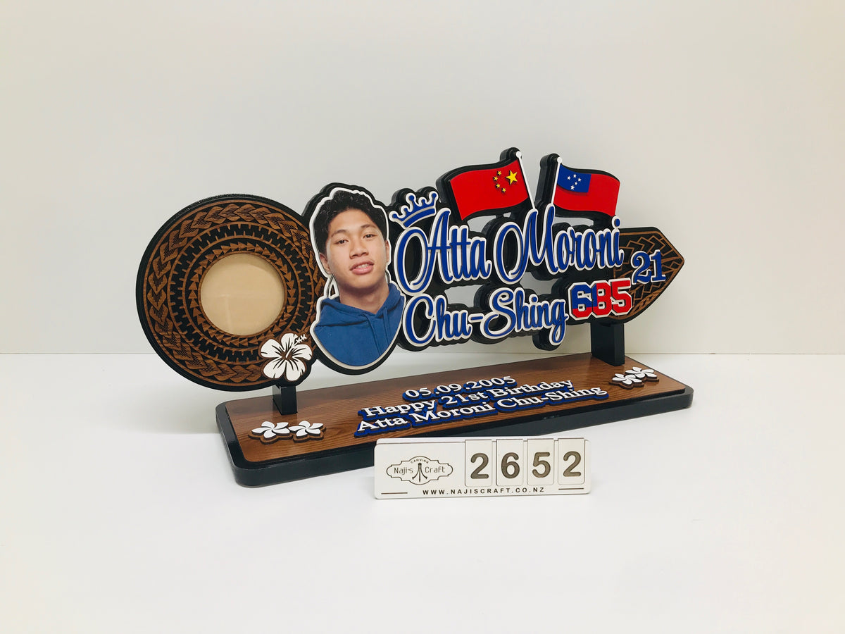 21st Key 685 Wood flag  China flag samoan flag 
Samoan Patters 