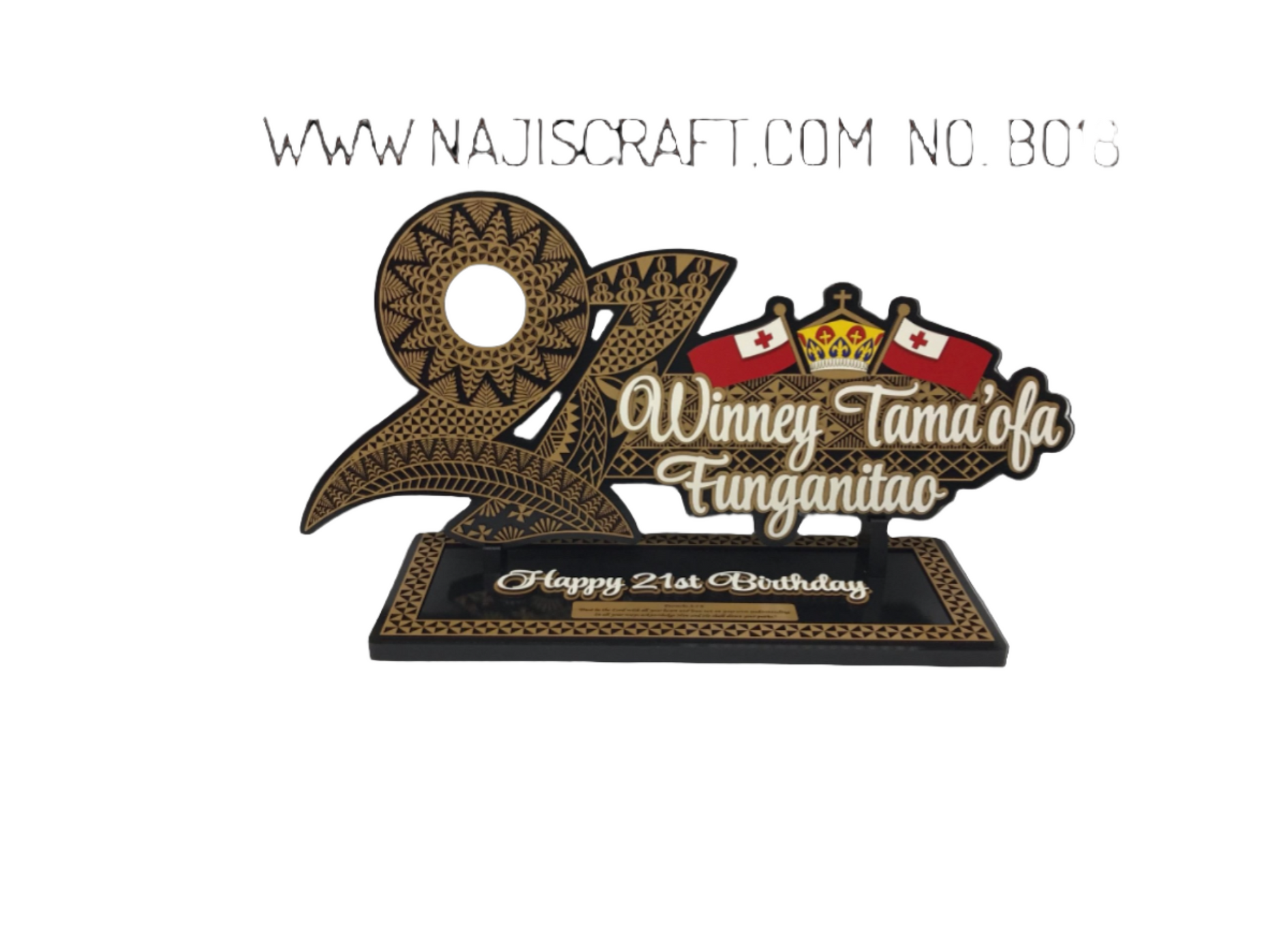 B018 Tongan 21st Key – Naji's Craft