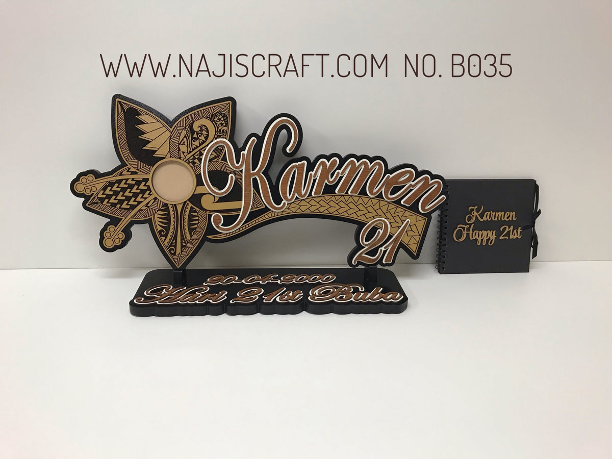 Samoa Keychains B035 Samoan Polynesian Key – Naji's Craft