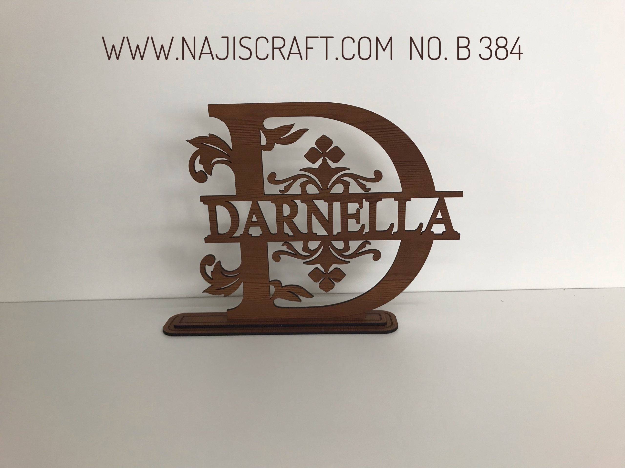 384 Lettering B384 lettering – Naji's Craft
