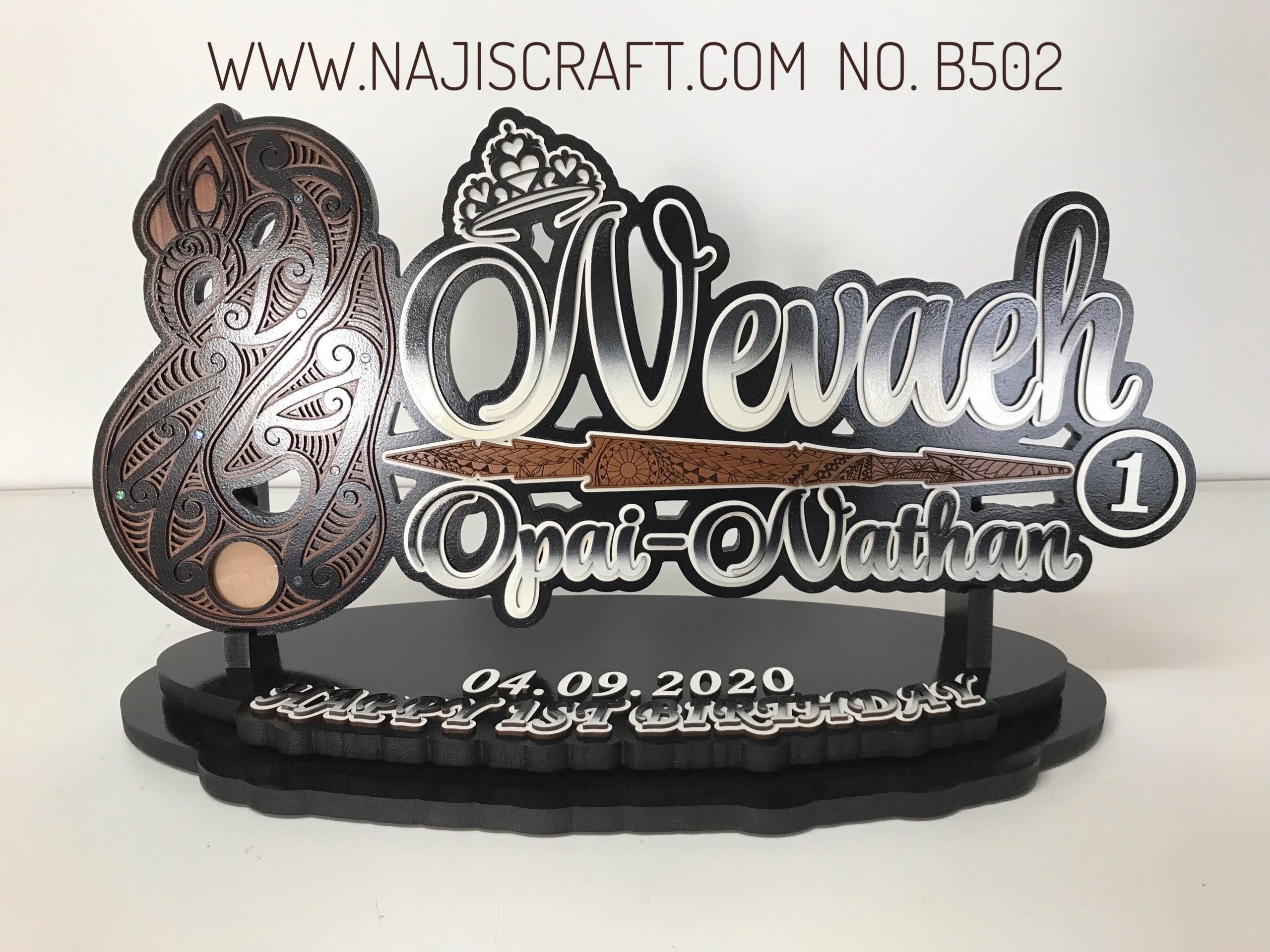 B502 Maori 1st Birthday key – Naji's Craft