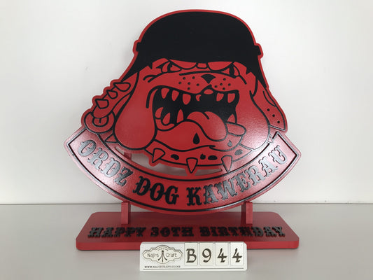 B944 Bulldog Plaque