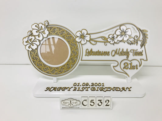 C532-NC12 Polynesian Birthday Key
