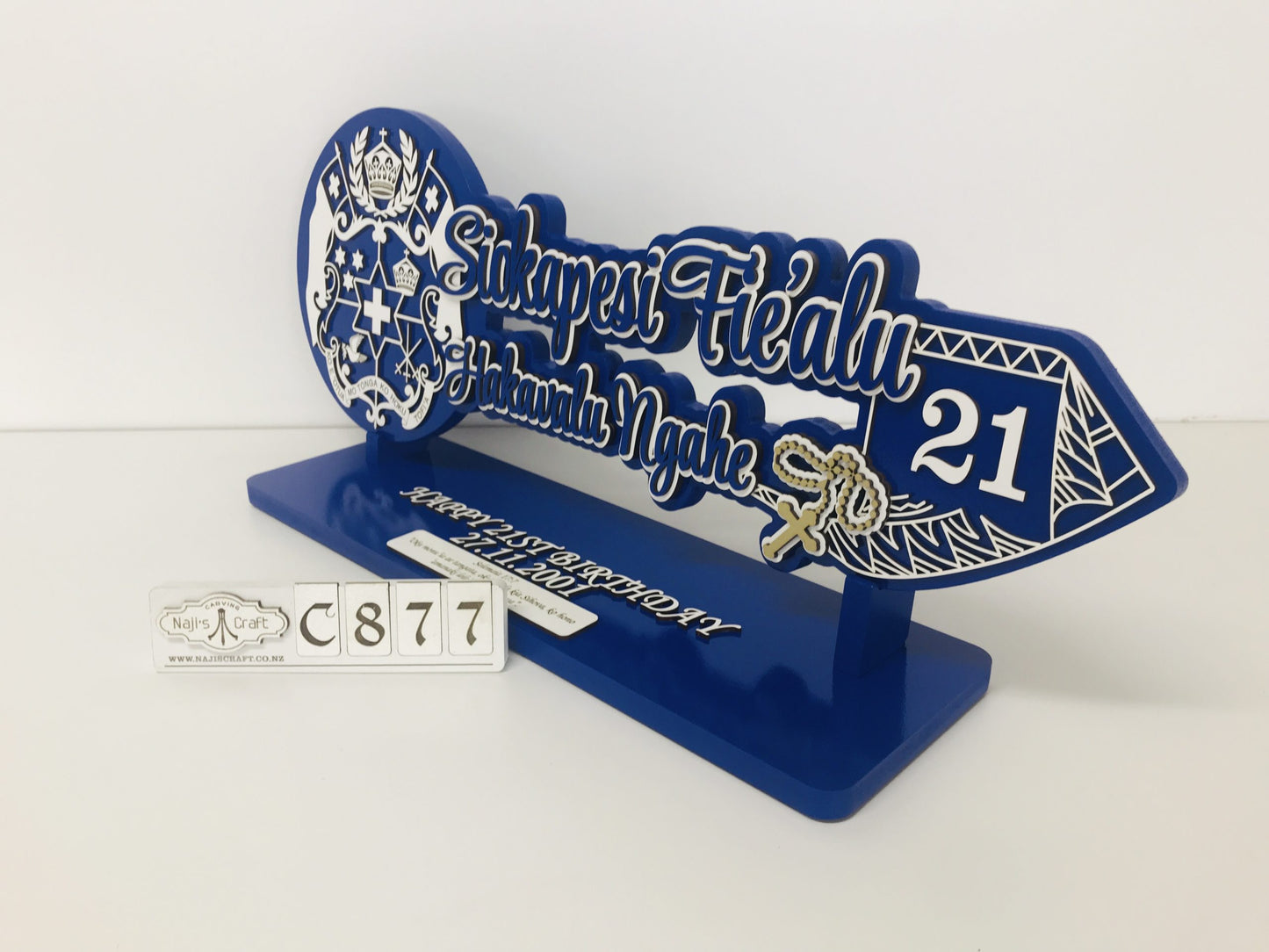 C877 Tongan 21st Key