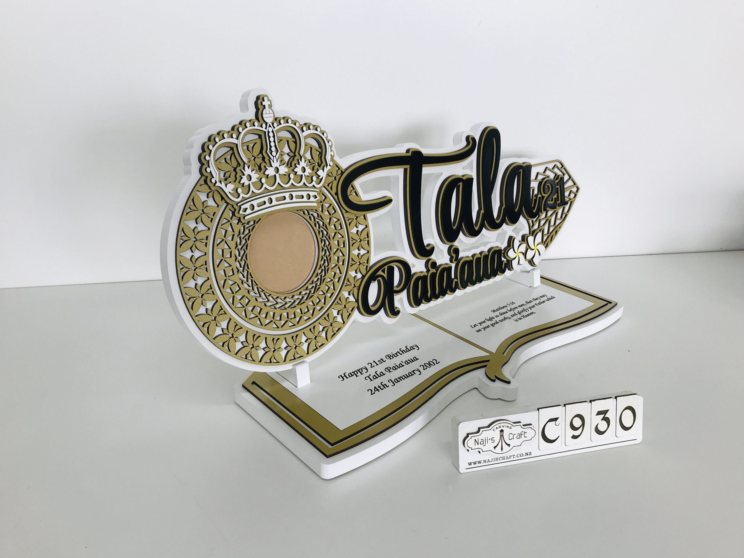 C930 Tongan 21st Key – Naji's Craft