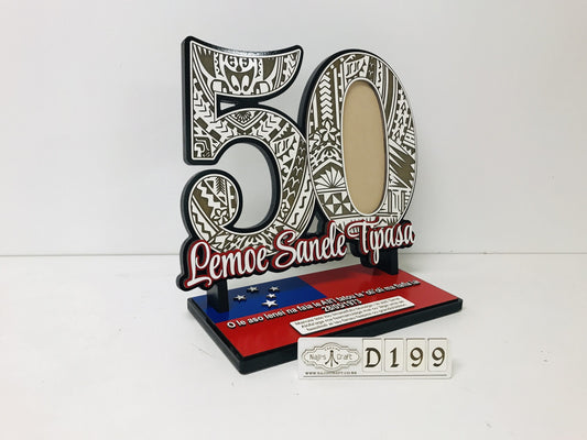 D199 50th Birthday Plaque