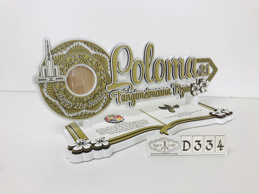 D334 Tongan 21st Key