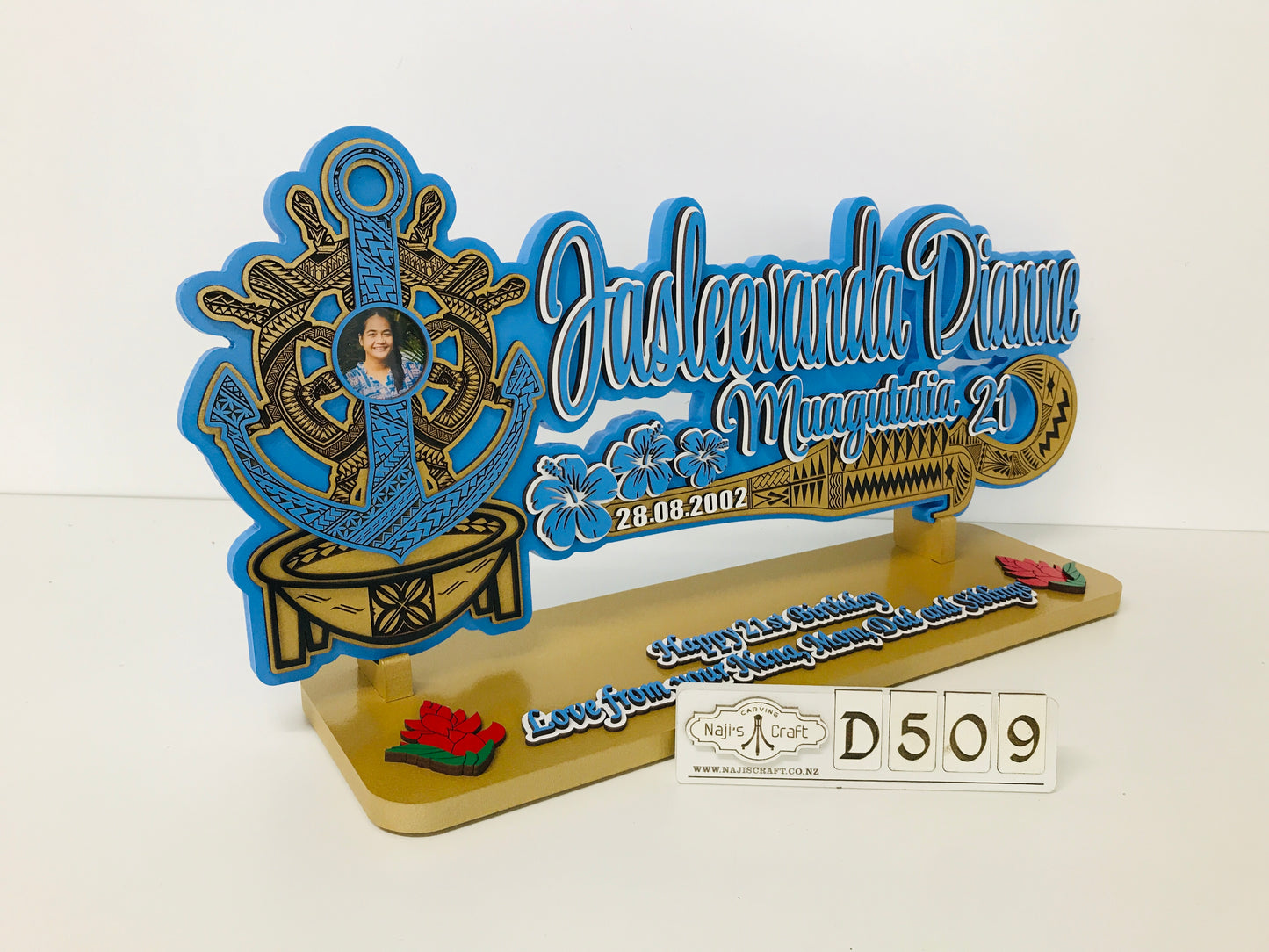 D509 Polynesian 21st Key